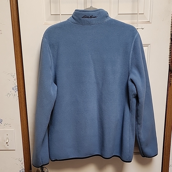 Eddie Bauer Blue Fleece Sweater - Picture 9 of 10